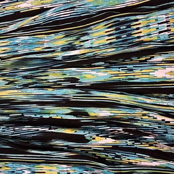 PHILOSOPHY DRESS MAXI SLEEVELESS TURQUOISE BLUE 1X - Picture 5 of 8